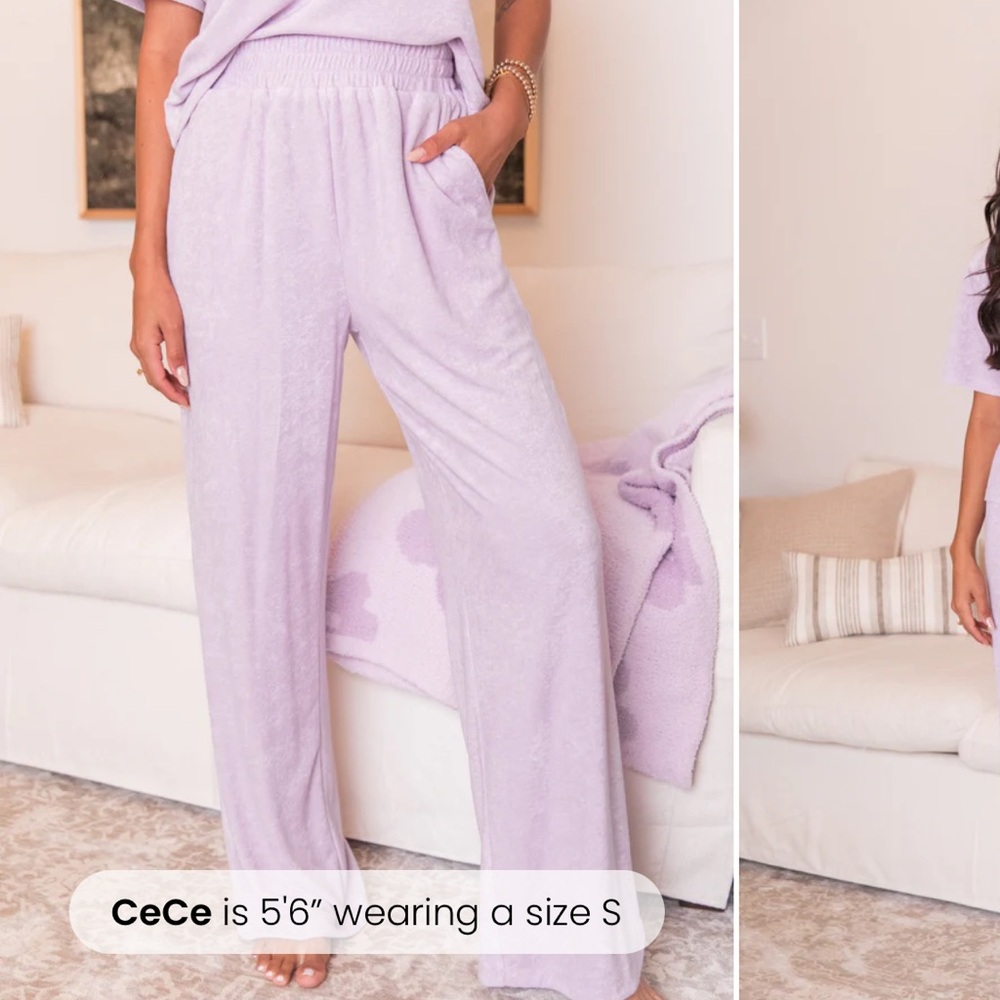 Lavender Lounge Set (3 piece) - Picture 5 of 6